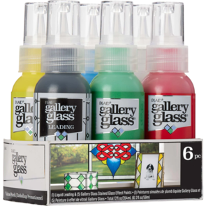FolkArt Gallery Glass 59ml Basic Set Of 6