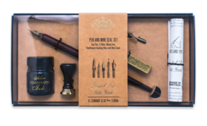 Manuscript Heritage Pen & Mini Seal Set