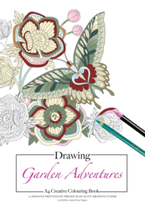 Jasart Adult Colouring Book - Garden Adventures