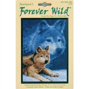 Janlynn Cross Stitch Kit: Wolf