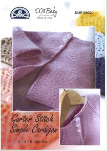 DMC Garter Stitch Cardigan
