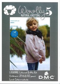 DMC Collared Duffle Coat - Knitting Pattern