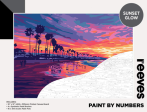 Reeves Paint by Number - Sunset Glow