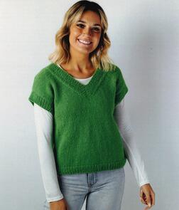 Alpaca Yarns 1146 Modern Vest - Knitting Pattern