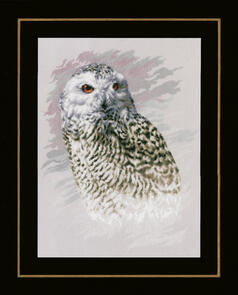 Lanarte Cross Stitch Kit - Snowy Owl