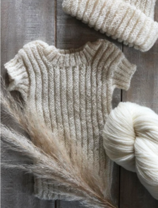 Touch Yarns Pattern 032 Baby Singlet and Hat Set