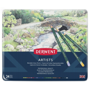 Derwent Artists Pencils 24 Tin