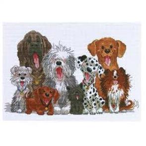 Janlynn Cross Stitch Kit: Dogs of Duckport