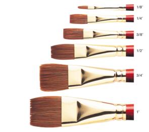 Winsor & Newton Sceptre Gold II Brushes - One Stroke 606