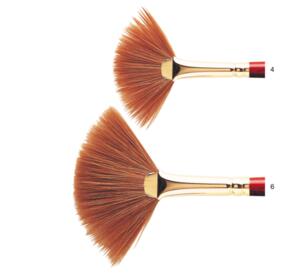 Winsor & Newton Sceptre Gold II Brushes - Fan 808 - Short Handled