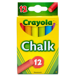 Crayola Chalk Coloured 12Pk