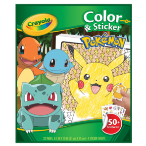Crayola Color & Sticker Pokemon