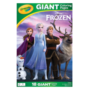 Crayola Giant Colouring Pages Foldalope Frozen 18 Pages
