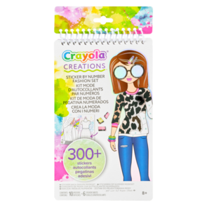 Crayola Creations Sticker-By-Number Fashion Set