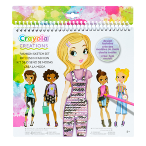 Crayola Creations I Love Fashion Sketch Set