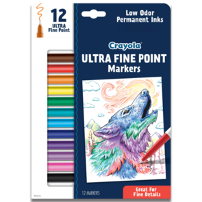 Crayola Ultra Fine Point Markers 12Pk
