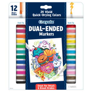 Crayola Dual-ended Markers 12Pk