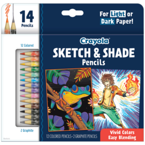 Crayola Sketch & Shade Pencil 14pk