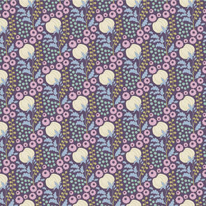 Tilda Sanctuary - Cottonfield - Eggplant