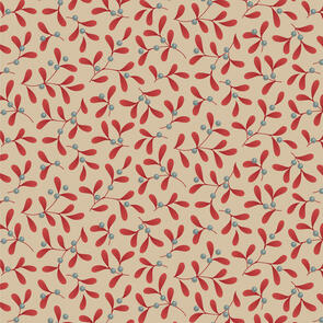 Tilda Merry Little Christmas - Mistletoe Red