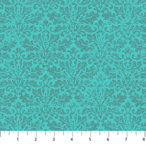 Northcott Sanctuary - Floral - Teal