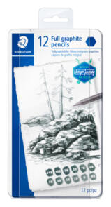 Staedtler Mars Lumograph Pure Graphite Tin Of 12 Degrees