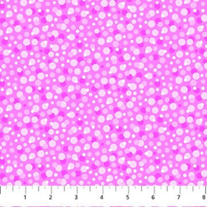 Northcott Pizazz - Pink Dots - Flirtatious