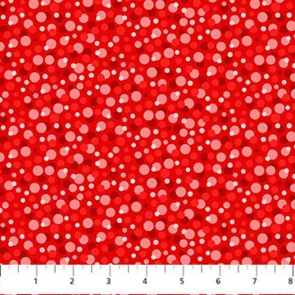 Northcott Pizazz - Red Dots - Jazzed