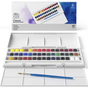 Winsor & Newton Cotman Watercolour Studio Set 45x Half Pans