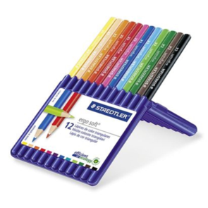Staedtler Ergosoft 157 Colour Pencils 12 Pack