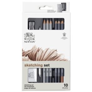Winsor & Newton Sketching Pencil Tin 10pc