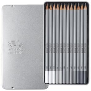 Winsor & Newton Graphite Pencil Medium Tin 12pc