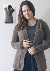 Alpaca Yarns 1134 Alpaca Hoodie - Knitting Pattern / Kit
