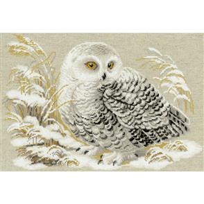 Riolis White Owl - Cross Stitch Kit