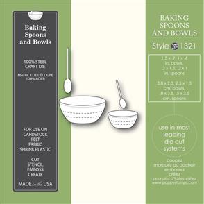Poppystamps Baking Spoons & Bowls - Die