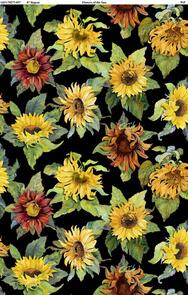 Wilmington MM Fabs Joanne Porter Flowers of the Sun 1419-79277-957