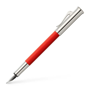 Graf von Faber-Castell Guilloche Fountain Pen - India Red