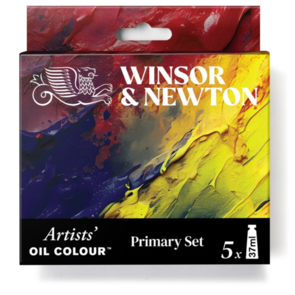 Winsor & Newton Artists' Oil Colour Primary Set 5x37ml