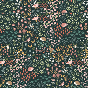 Dear Stella Fawned of You - Critters & Fairies - Charcoal