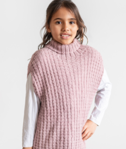 Alpaca Yarns 1564 Texture Tabbard - Knitting Pattern / Kit