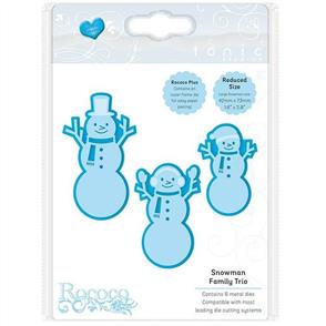 Tonic Dies - Christmas Trio - Snowman Family