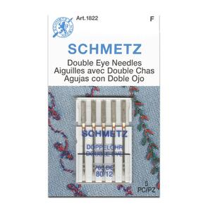 Schmetz Double Eye Needles, Size 80/12