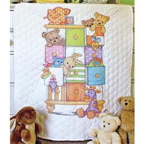 Dimensions Baby Drawers Quilt - Stamped Cross Stitch