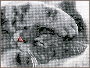 Vervaco Cross Stitch Kit - Cute Kitten