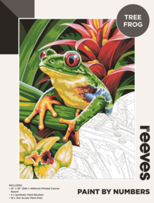 Reeves Paint by Number - Portrait Frog