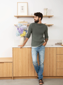 Sandnes Garn Knitting Pattern - Peter's Seaman Sweater