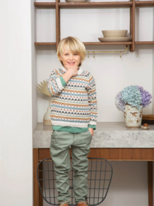 Sandnes Garn Knitting Pattern - Fair Isle Sweater