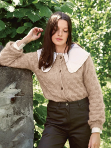 Sandnes Garn Knitting Pattern - Snowbell Cardigan