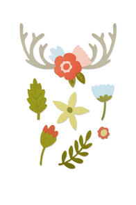 Sizzix Thinlits Die Set 13pk - Country Florals