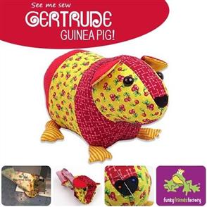 Funky Friends Factory Gertrude Guinea Pig Soft Toy Sewing Pattern